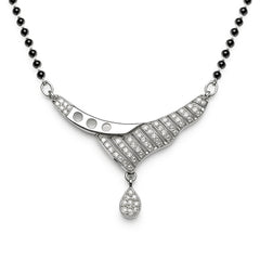 925 Silver Designer CZ Drop Mangalsutra for Women