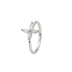 Classic V-Curve Silver Ring for Everyday Wear