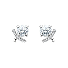 925 Sterling Silver Cubic Zirconia Stud Earrings