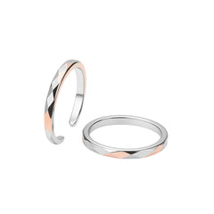 925 Sterling Silver Dual-Tone Toe Rings
