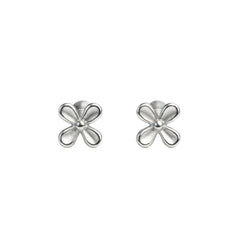 925 Sterling Silver Flower Stud Earrings for Women