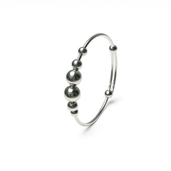 Sterling Silver Smooth Bead Baby Kadali