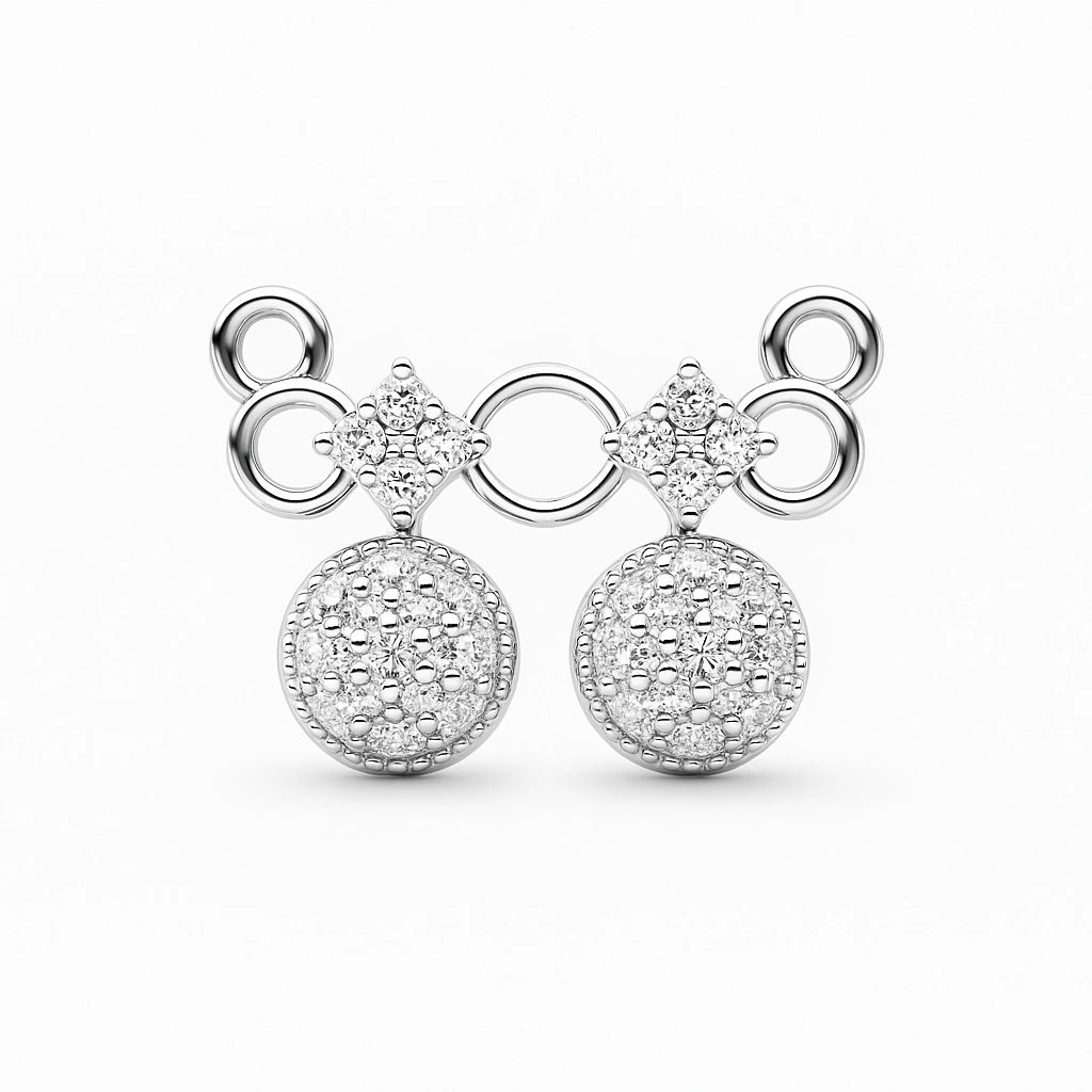 925 Silver Radiant Round CZ Mangalsutra for Women