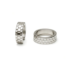 925 Sterling Silver Men’s Bali Hoop Earrings | Stylish Daily Wear Bali for Men